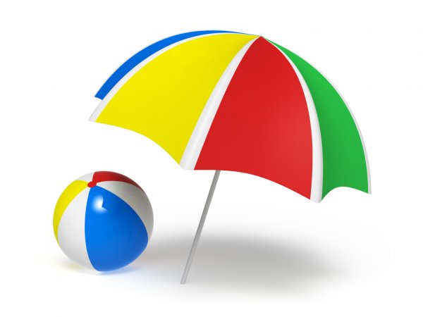 6054102-stock-photo-colorful-umbrella-and-beach-ball