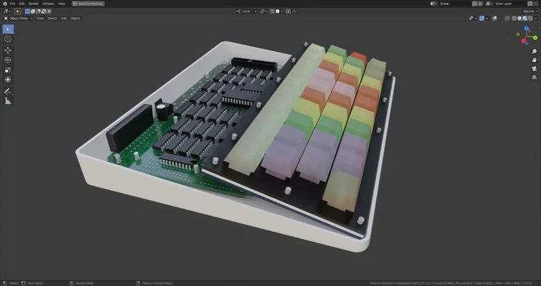 Моделирование корпуса для ZX Spectrum