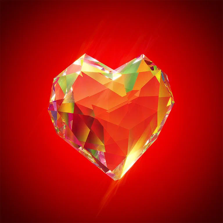 c4d_polygonal_crystal_heart
