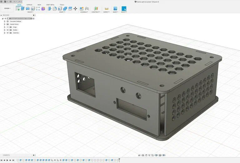 Моделирование корпуса в Fusion 360