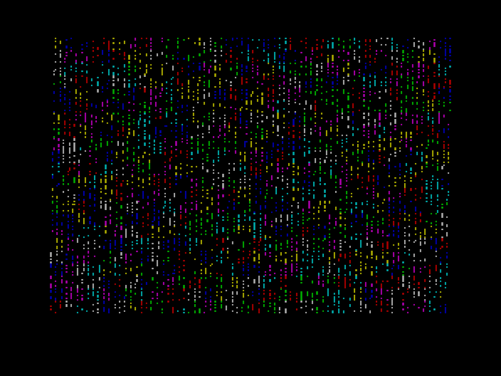 Пример работы программы на ZX-Spectrum